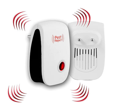 Ultrasonic Pest Repeller for Mosquito, Cockroaches, etc (Pack of 1)